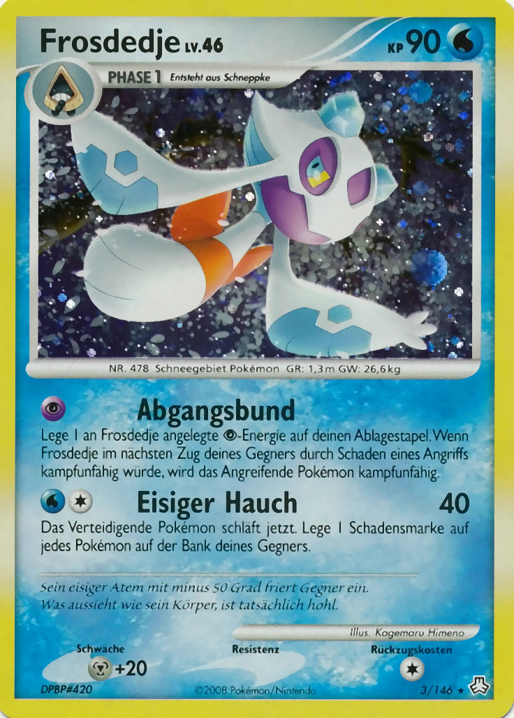 Frosdedje 3 — Erwachte Legenden (German Pokémon TCG card)