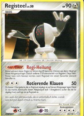 Registeel 39 — Erwachte Legenden (German Pokémon TCG card)