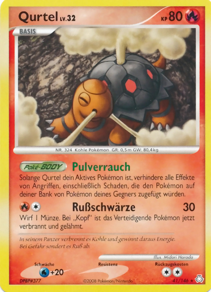 Qurtel 41 — Erwachte Legenden (German Pokémon TCG card)