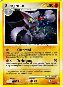 Skorgro 5 — Erwachte Legenden (German Pokémon TCG card)