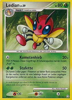 Ledian 60 — Erwachte Legenden (German Pokémon TCG card)