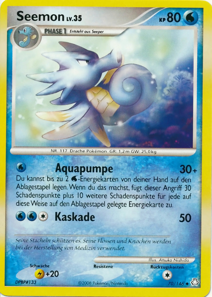 Seemon 70 — Erwachte Legenden (German Pokémon TCG card)
