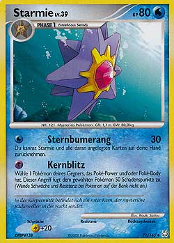 Starmie 71 — Erwachte Legenden (German Pokémon TCG card)