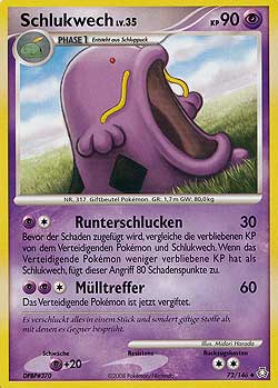 Schlukwech 72 — Erwachte Legenden (German Pokémon TCG card)