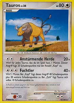 Tauros 74 — Erwachte Legenden (German Pokémon TCG card)