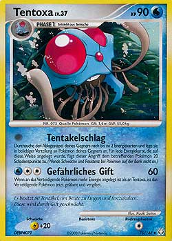 Tentoxa 75 — Erwachte Legenden (German Pokémon TCG card)