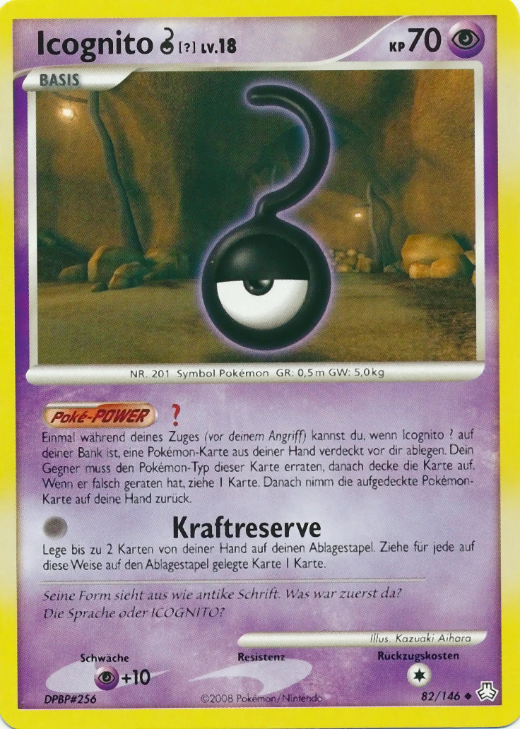 Icognito ? 82 — Erwachte Legenden (German Pokémon TCG card)