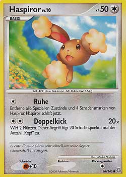 Haspiror 86 — Erwachte Legenden (German Pokémon TCG card)