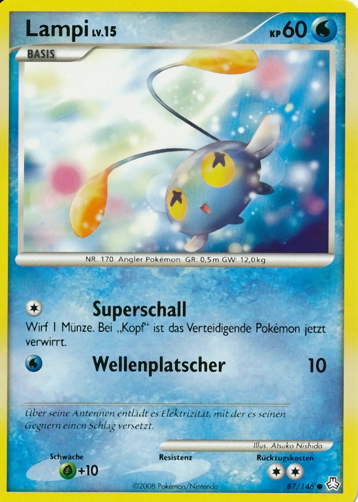 Lampi 87 — Erwachte Legenden (German Pokémon TCG card)