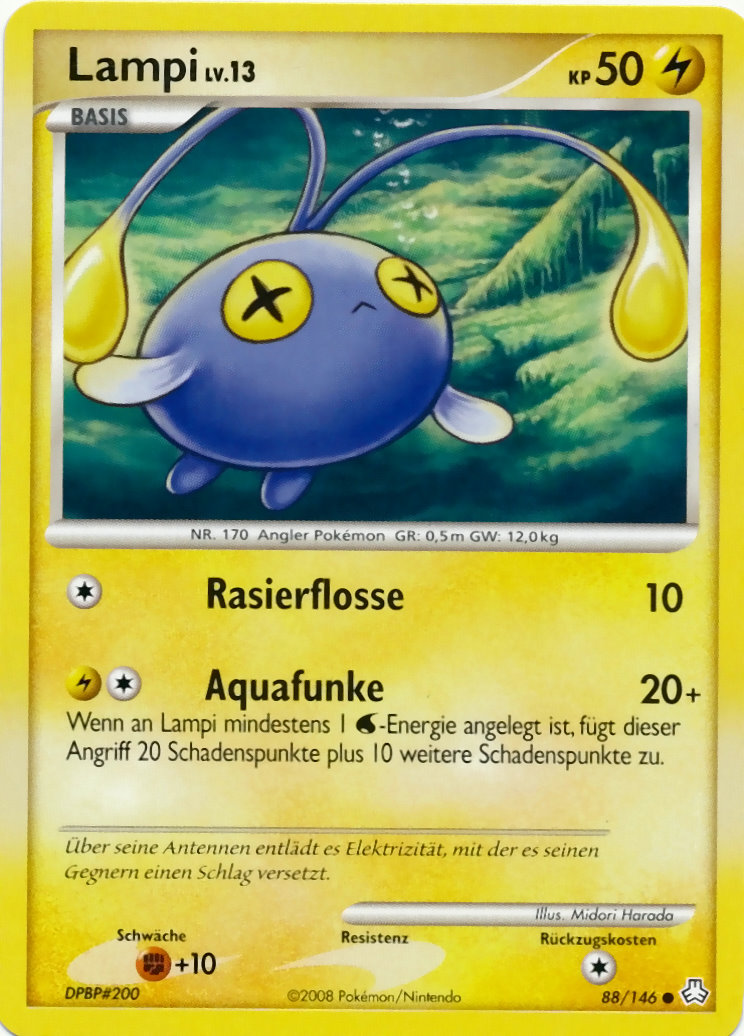 Lampi 88 — Erwachte Legenden (German Pokémon TCG card)
