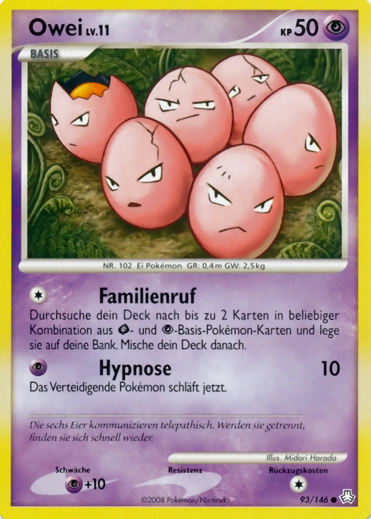 Owei 93 — Erwachte Legenden (German Pokémon TCG card)