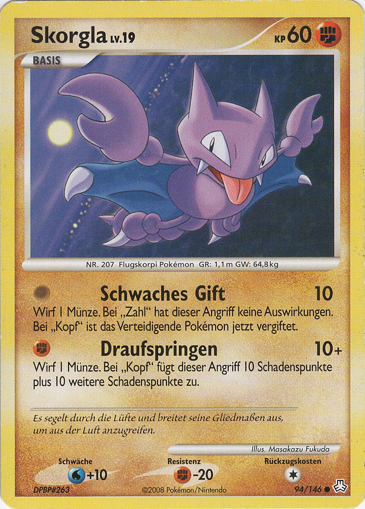 Skorgla 94 — Erwachte Legenden (German Pokémon TCG card)