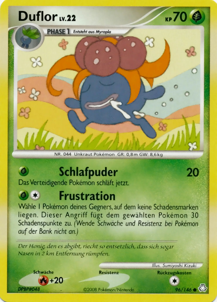 Duflor 96 — Erwachte Legenden (German Pokémon TCG card)
