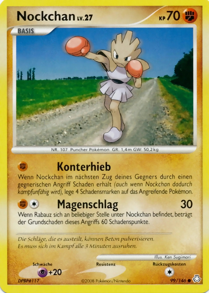 Nockchan 99 — Erwachte Legenden (German Pokémon TCG card)