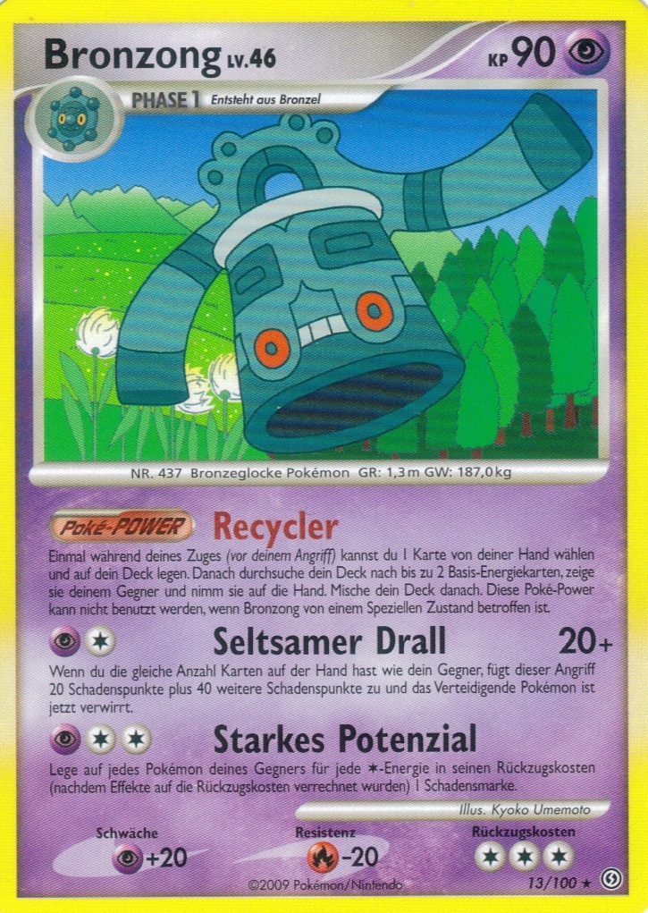 Bronzong 13 — Sturmtief (German Pokémon TCG card)