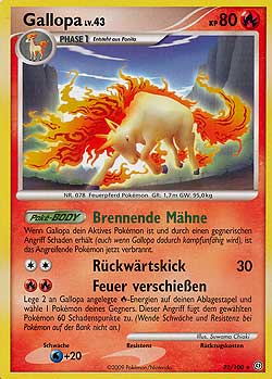 Gallopa 22 — Sturmtief (German Pokémon TCG card)