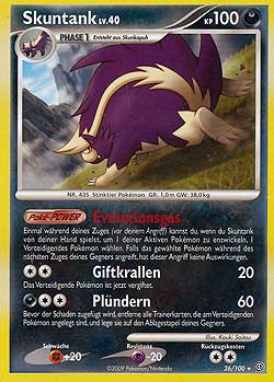 Skuntank 26 — Sturmtief (German Pokémon TCG card)