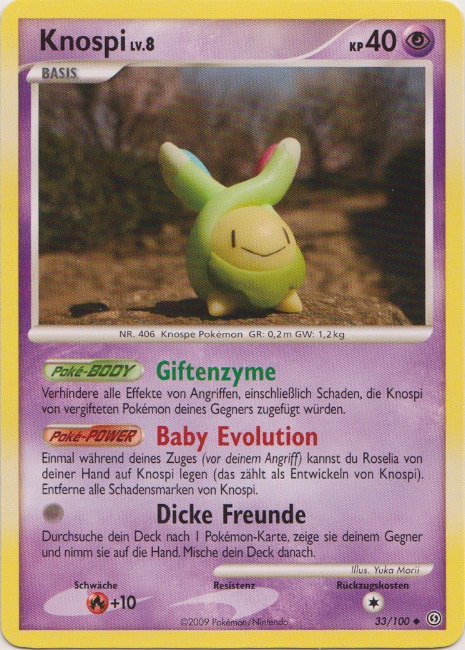 Knospi 33 — Sturmtief (German Pokémon TCG card)
