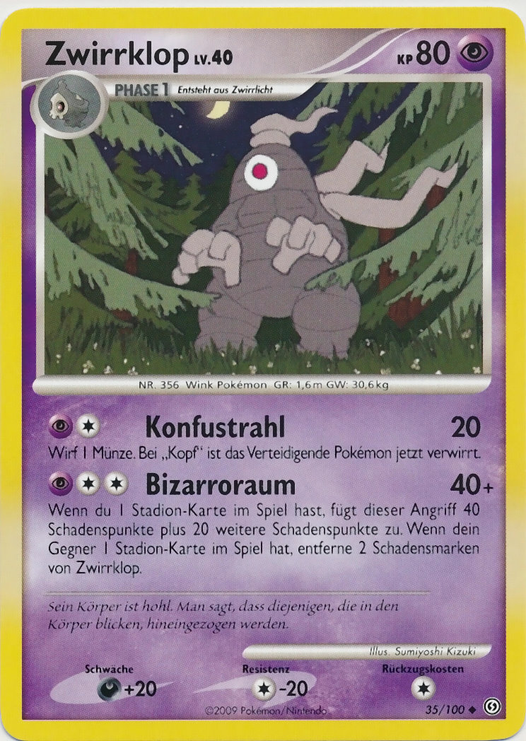 Zwirrklop 35 — Sturmtief (German Pokémon TCG card)