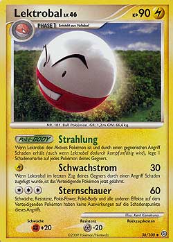 Lektrobal 36 — Sturmtief (German Pokémon TCG card)