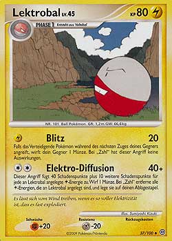 Lektrobal 37 — Sturmtief (German Pokémon TCG card)