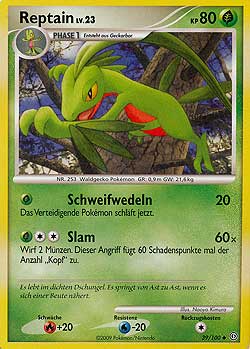 Reptain 39 — Sturmtief (German Pokémon TCG card)