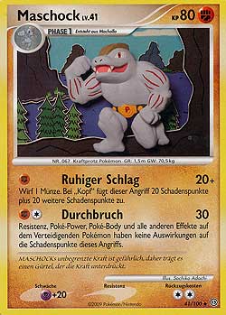 Maschock 41 — Sturmtief (German Pokémon TCG card)