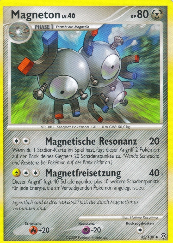 Magneton 42 — Sturmtief (German Pokémon TCG card)