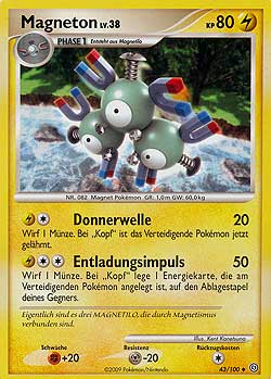 Magneton 43 — Sturmtief (German Pokémon TCG card)