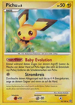 Pichu 45 — Sturmtief (German Pokémon TCG card)