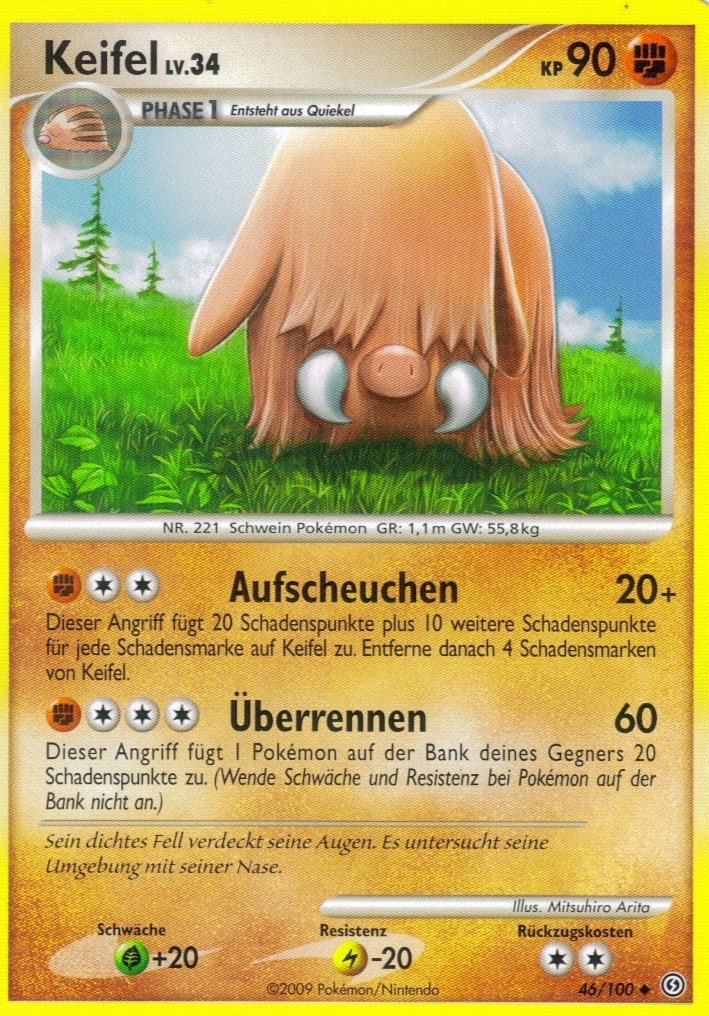 Keifel 46 — Sturmtief (German Pokémon TCG card)