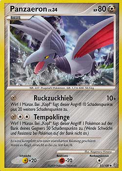 Panzaeron 51 — Sturmtief (German Pokémon TCG card)