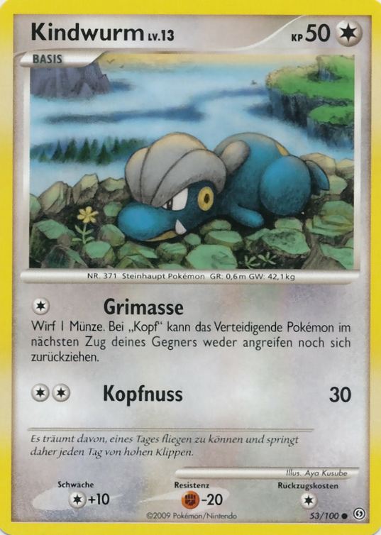 Kindwurm 53 — Sturmtief (German Pokémon TCG card)