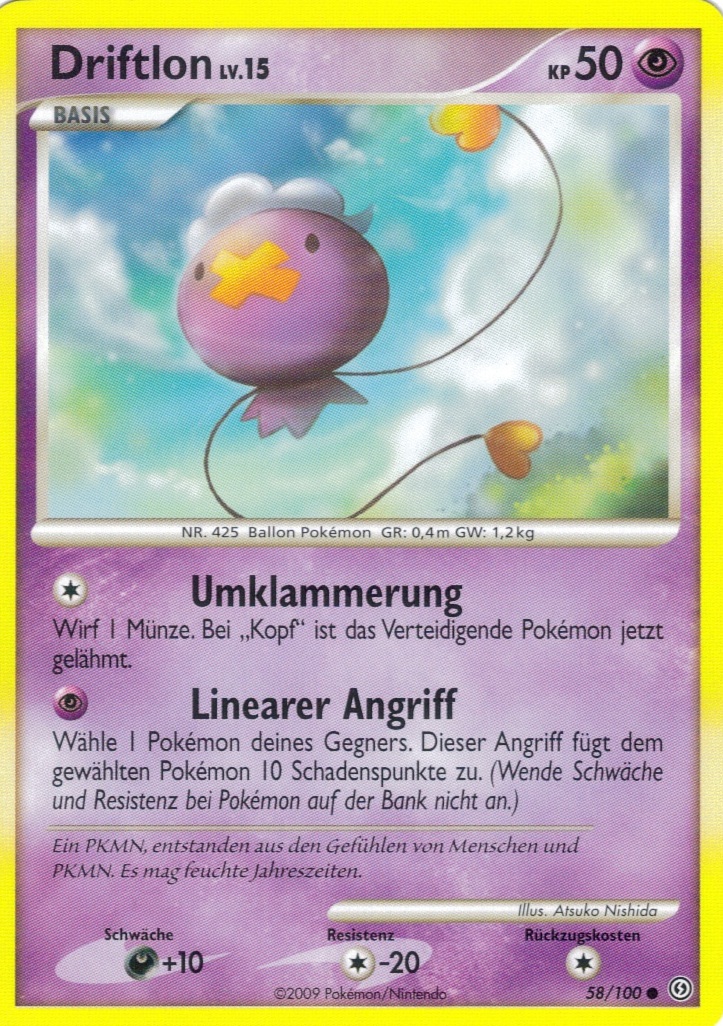 Driftlon 58 — Sturmtief (German Pokémon TCG card)