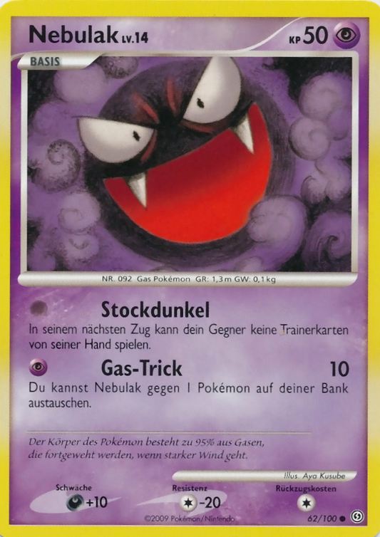 Nebulak 62 — Sturmtief (German Pokémon TCG card)