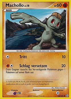 Machollo 64 — Sturmtief (German Pokémon TCG card)