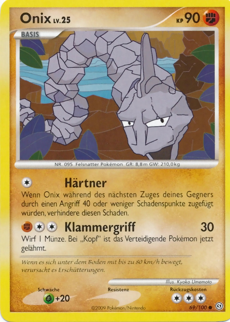Onix 69 — Sturmtief (German Pokémon TCG card)