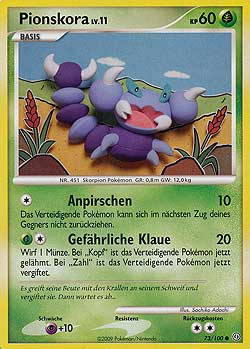 Pionskora 73 — Sturmtief (German Pokémon TCG card)