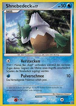 Shnebedeck 74 — Sturmtief (German Pokémon TCG card)