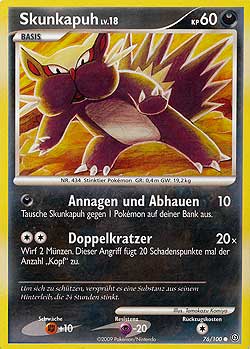 Skunkapuh 76 — Sturmtief (German Pokémon TCG card)