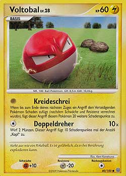 Voltobal 80 — Sturmtief (German Pokémon TCG card)
