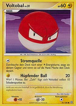 Voltobal 81 — Sturmtief (German Pokémon TCG card)
