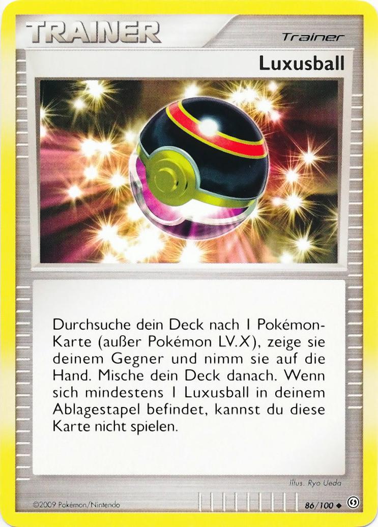 Luxusball 86 — Sturmtief (German Pokémon TCG card)
