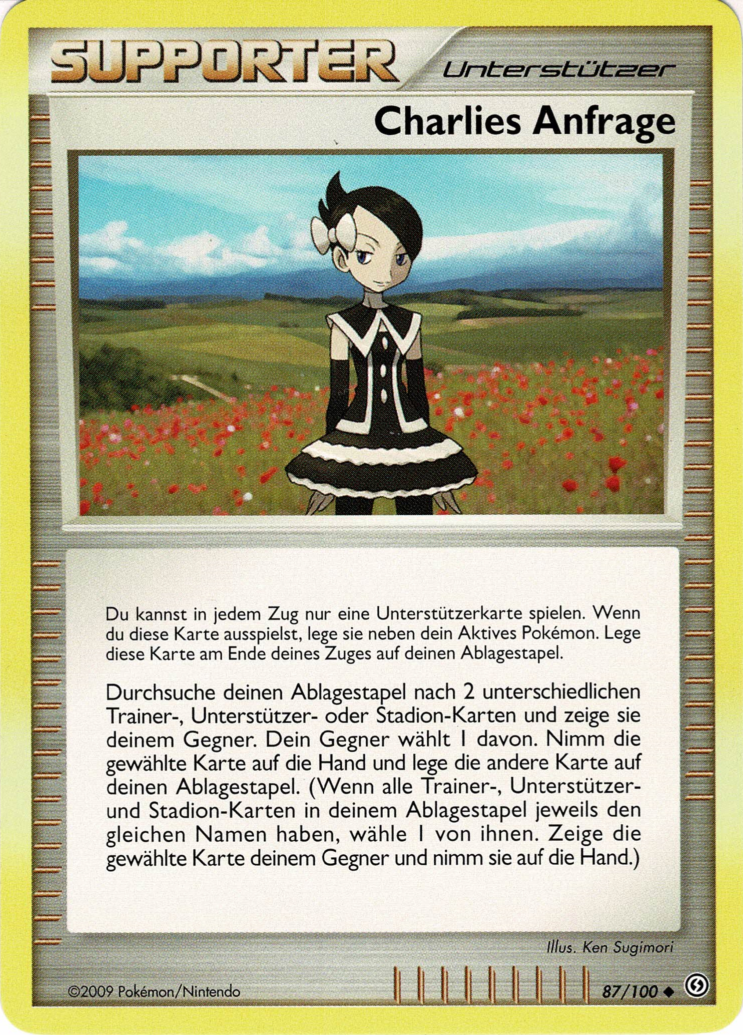 Charlies Anfrage 87 — Sturmtief (German Pokémon TCG card)