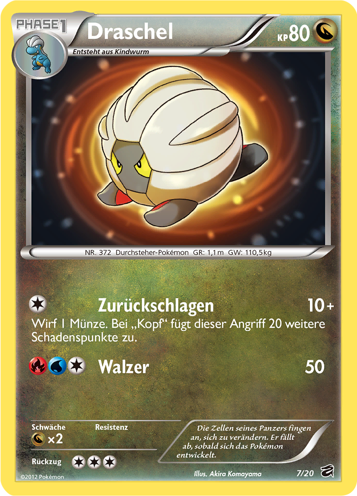 Draschel 7/20 — Drachengruft (German Pokémon TCG card)