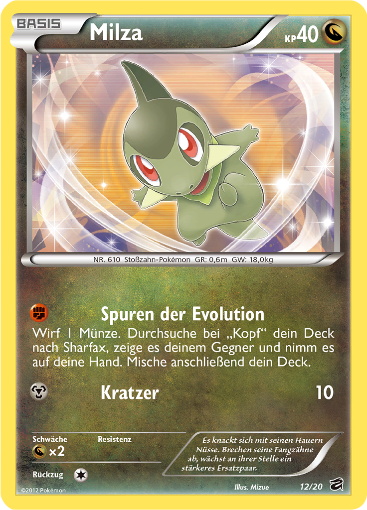 Milza 12/20 — Drachengruft (German Pokémon TCG card)