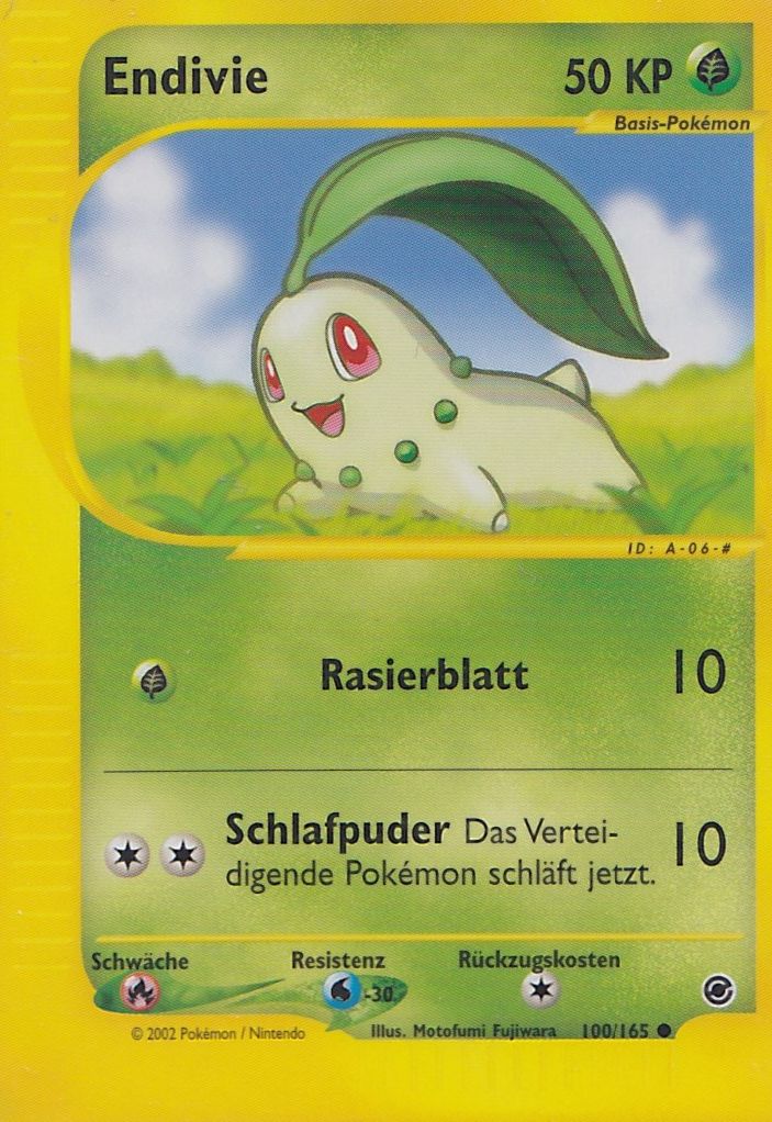 Endivie 100 — Expedition (German Pokémon TCG card)