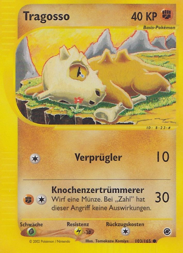 Tragosso 103 — Expedition (German Pokémon TCG card)