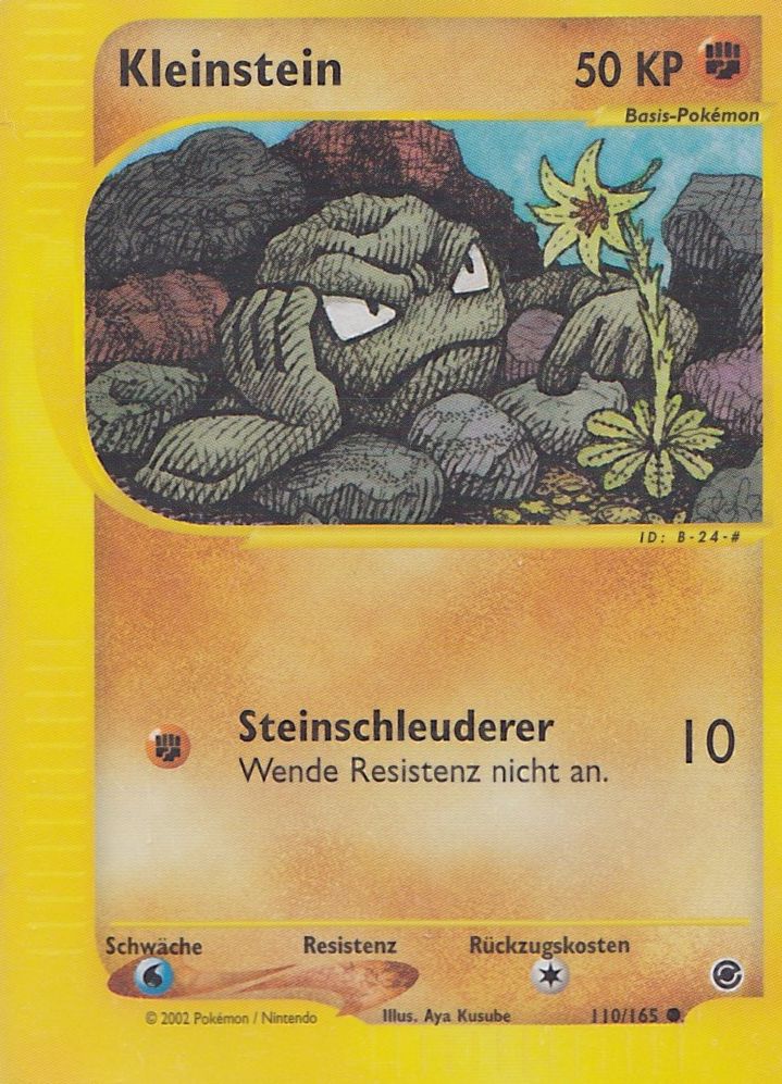 Kleinstein 110 — Expedition (German Pokémon TCG card)