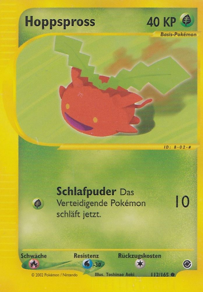 Hoppspross 112 — Expedition (German Pokémon TCG card)